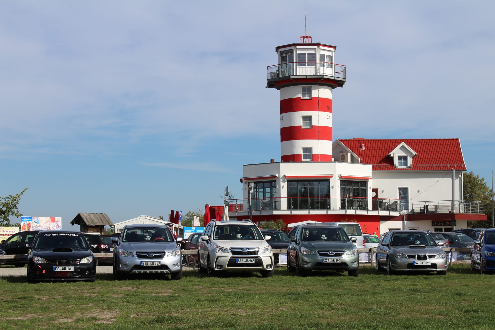 Ausfahrt der Subaru-Freunde-Sachsen im Lausitzer Seenland