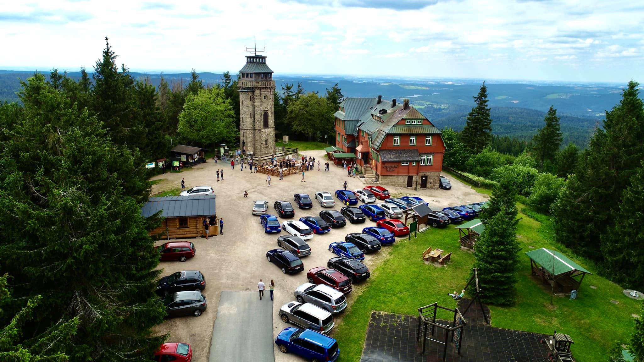 Treffen der Subaru-Familie/Freunde auf dem Scheibenberg