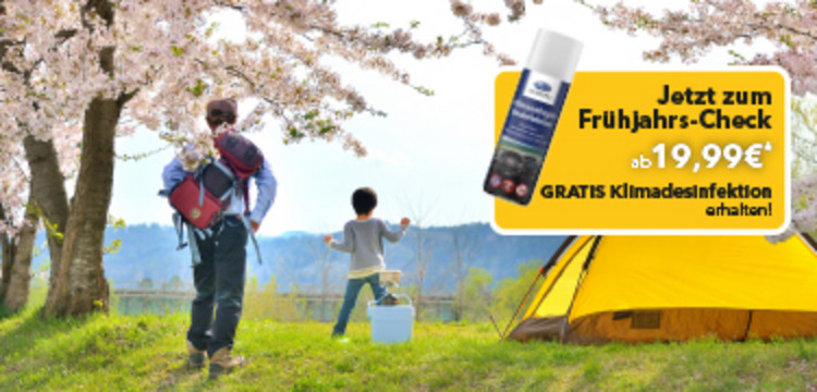 : Frühjahrs-Check mit GRATIS Klimadesinfektion.*